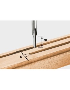 Festool Fresa per scanalature HS S8 D 4/15