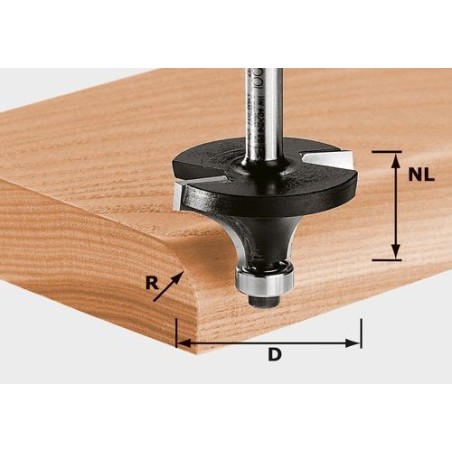 Festool Fraise à moulurer HW S8 D20,7/R4 KL