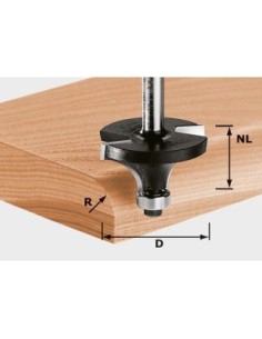 Festool Fraise à moulurer HW S8 D22,7/R5 KL