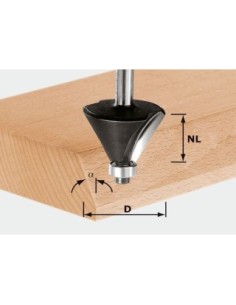 Festool Fresa de bisel HW S8 D36/45°
