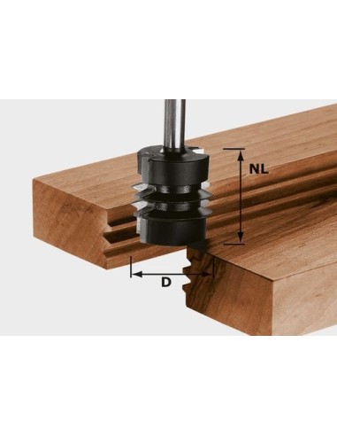 Festool Fraise à abouter HW S8 D34/NL32