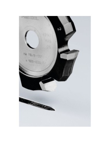 Festool V-groove cutter HW 118x18-135°/Alu