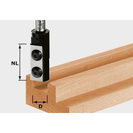 Festool Groove cutter with reversible blades HW D16/30 S8