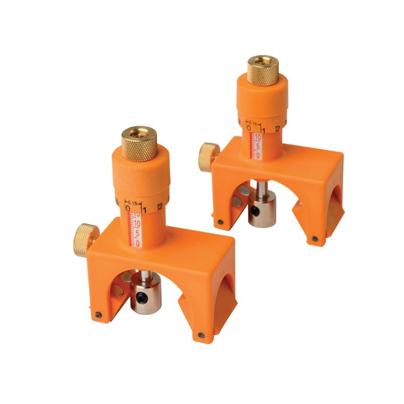 Set mit 2 magnetischen Reglern für Hobelmesser