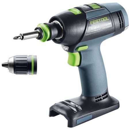 Festool Taladro atornillador a batería T 18+3-Basic