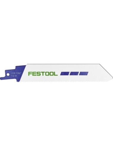 Festool Lama per sega a gattuccio METAL STEEL/STAINLESS STEEL HSR 150/1,6 BI/5
