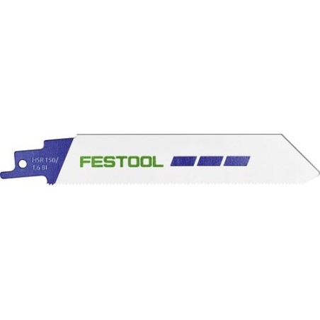 Festool Lame de scie sabre METAL STEEL/STAINLESS STEEL HSR 150/1,6 BI/5