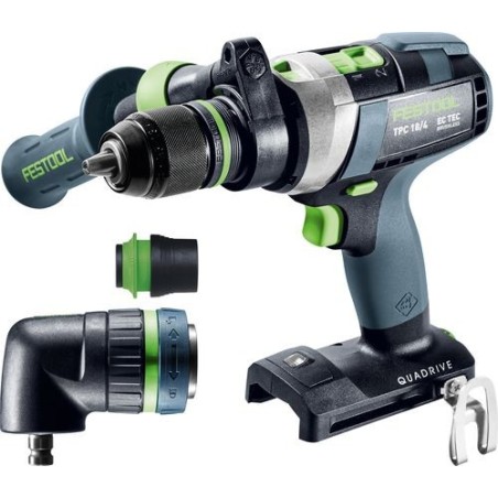 Festool Perceuse-visseuse à percussion sans fil QUADRIVE TPC 18/4-Basic-Set
