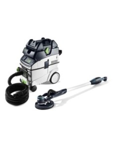 Festool Set con levigatrice a stelo e aspiratore PLANEX LHS-E 225/CTM 36-Set