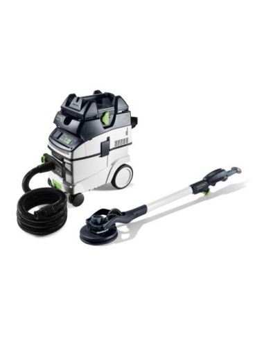 Festool Kit ponceuse à bras et aspirateur PLANEX LHS 2-M 225 EQ/CTM 36-Set