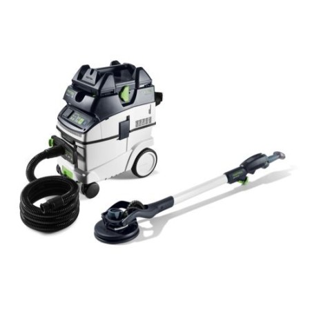 Festool Set con levigatrice a stelo e aspiratore PLANEX LHS 2-M 225 EQ/CTM 36-Set