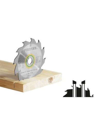 Festool Hoja de sierra WOOD STANDARD HW 160x2,2x20 W18
