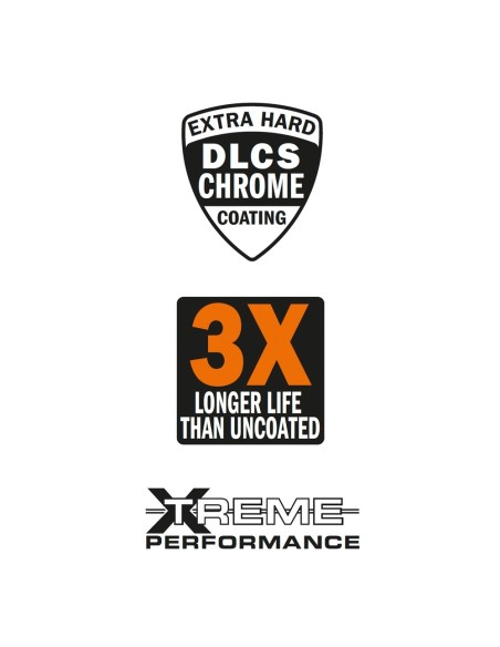 Fräser mit positiven und negativen Spiralschneiden - DLCS Chrome Coating- Long Life
