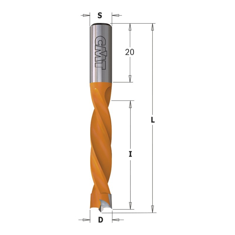 Mèches pour perceuses multi-broches, S8mm - L67mm