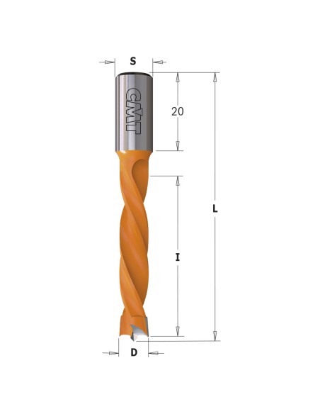 Mèches pour perceuses multi-broches, S10mm - L70mm