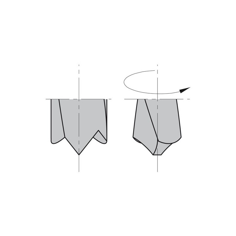 Dowel Drills - LONG LIFE SHARPENING, S10mm - L70mm