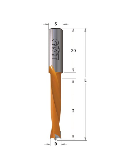 Mèches pour perceuses multi-broches, S10mm - L77mm