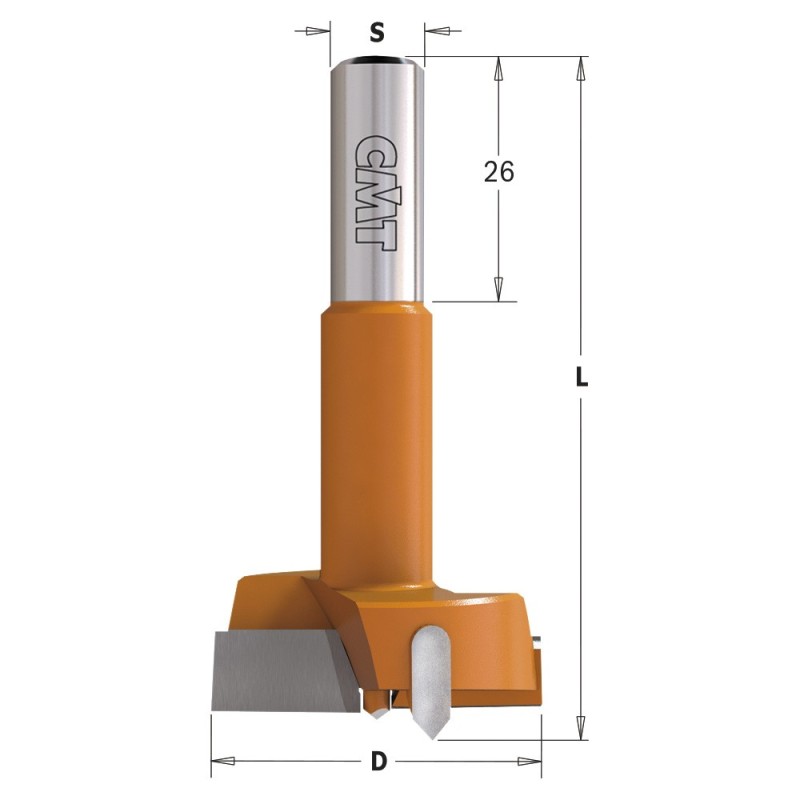 Broca para taladradoras, S10mm - L77mm