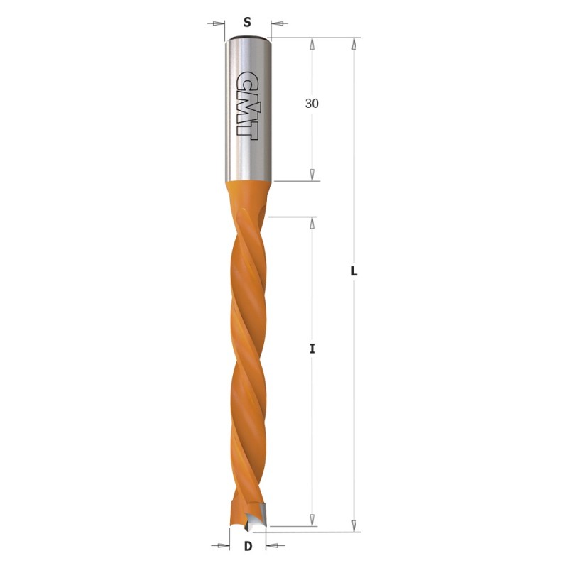 4 Flute Dowel Drills, S10mm - L105mm