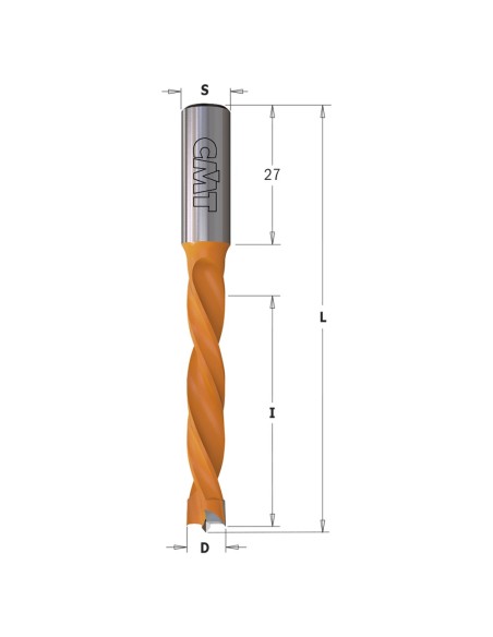 Mèches pour perceuses multi-broches, S10mm - L85mm