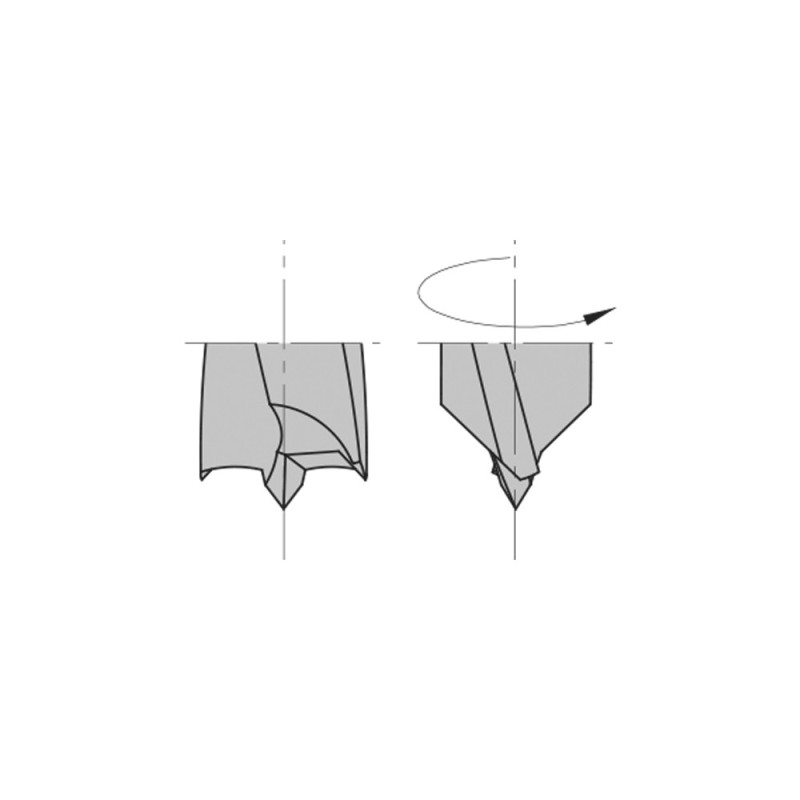 Broca ciega para taladradoras, S10mm - L85mm