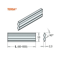 Cuchillas de cepillar para cabezales portacuchillas - 795.10
