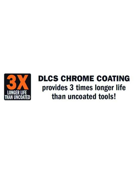 Fresa para fibra de vidrio y materiales compuestos. Revestimento cromado DLCS Chrome Coating - LARGA DURACIÓN
