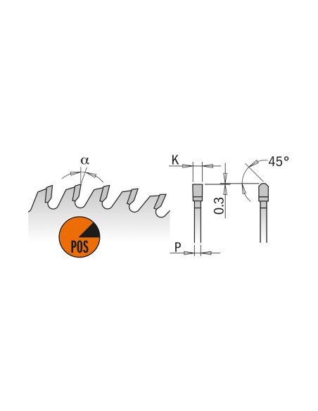 Lame a dente trapezoidale cromate e silenziate, serie industriale