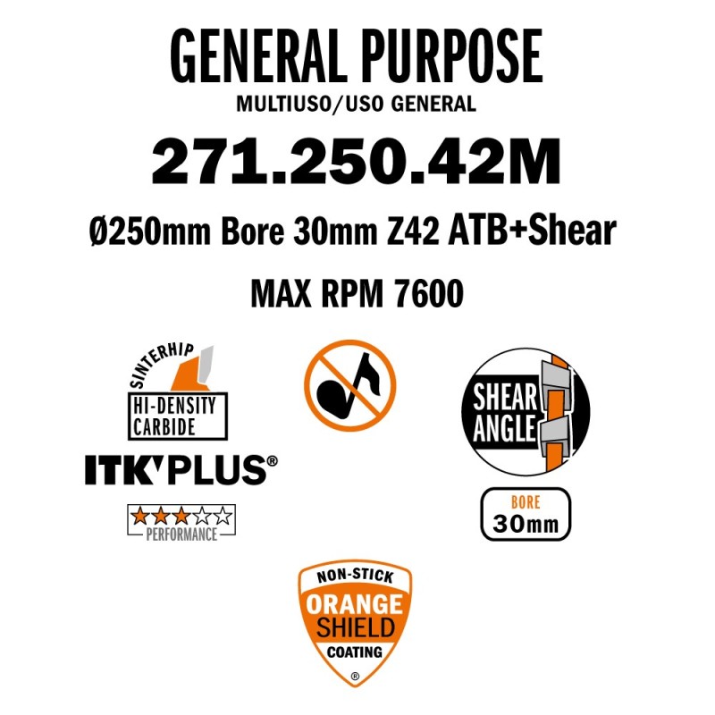 Sierras circulares ITK PLUS® para cortar a favor y en contra de veta - Uso General - Ultra Delgado