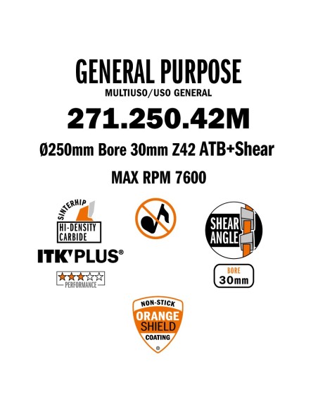 ITK PLUS® circular saw blades ripping and crosscut - General Purpose - THIN KERF