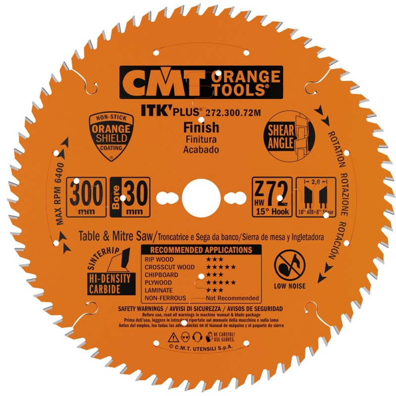 ITK Plus finishing Thin Kerf saw blades