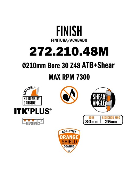 ITK Plus finishing Thin Kerf saw blades