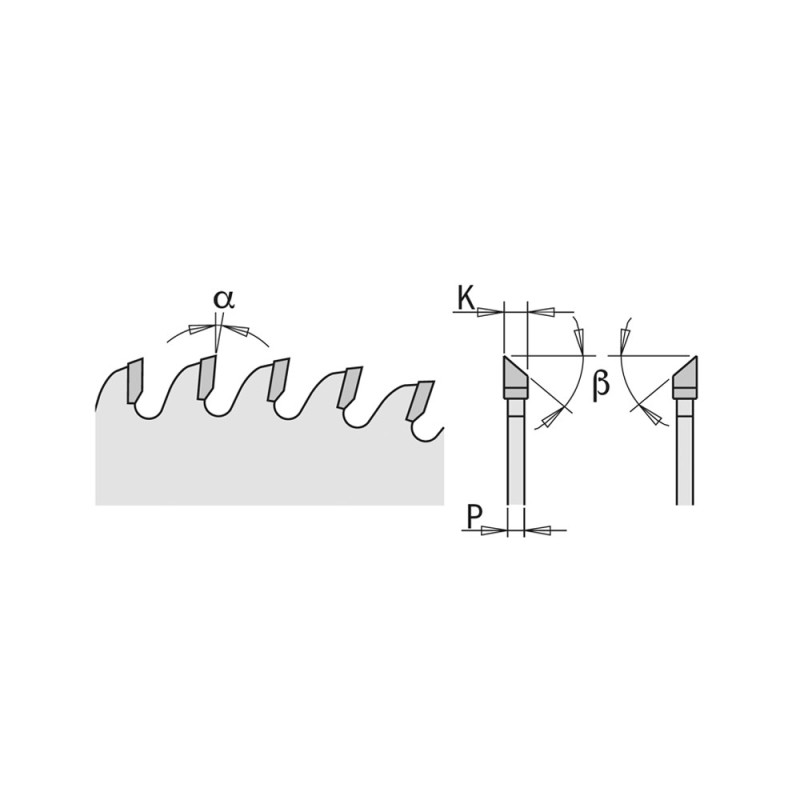 Lame cromate e silenziate per melaminici e laminati, serie industriale