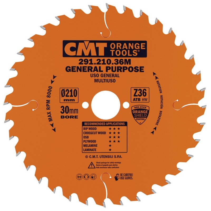 Lames circulaires pour coupes transversales