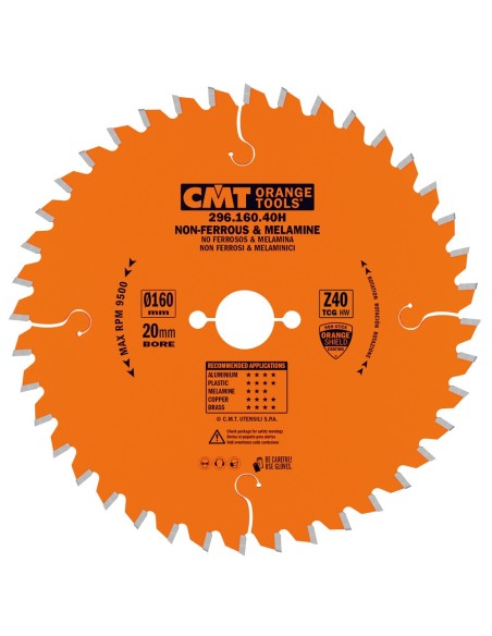 Lame per materiali non ferrosi, plastici e laminati, serie industriale