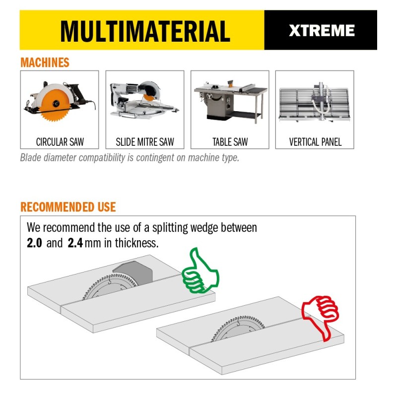 Sierra para multi-materiales - LONG LIFE