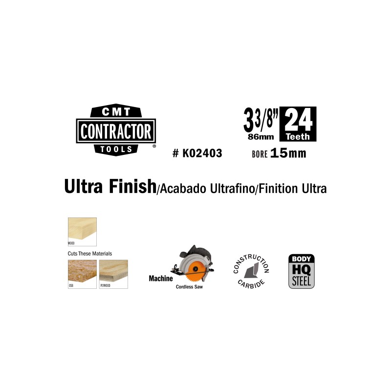 K Contractor® - Lama per tagli di Precisione