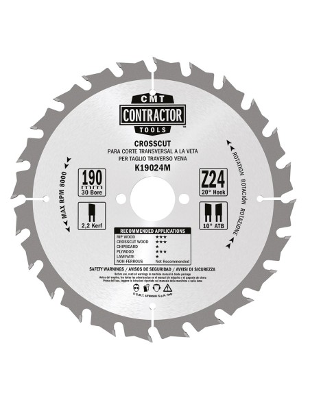 K Contractor® - Contractor Kreissägeblätter in Masterpack
