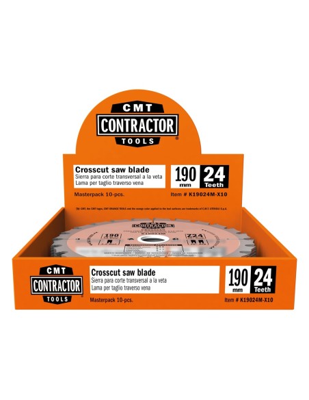K Contractor® - Sierras circulares Contractor en embalaje Masterpack