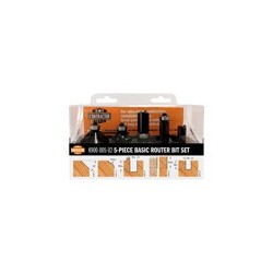 Set di 5 frese a taglienti diritti e profilate - Contractor 2