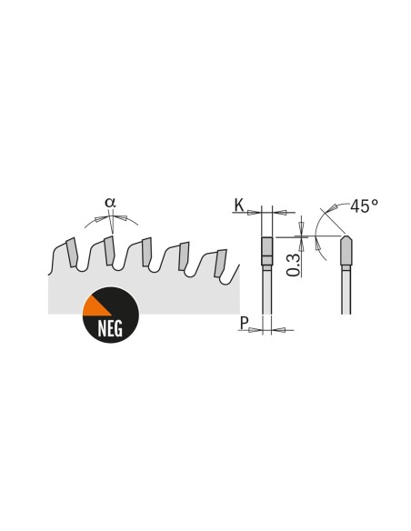 Lames circulaires pour matériaux non ferreux, plastique et laminés