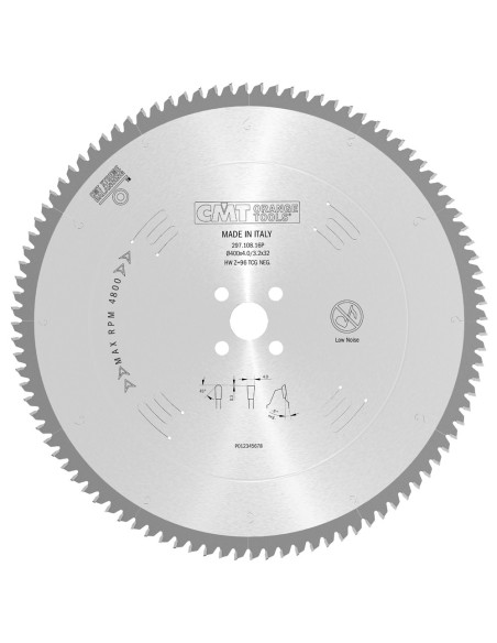 Sierra circular para materiales no ferrosos, PVC y laminados
