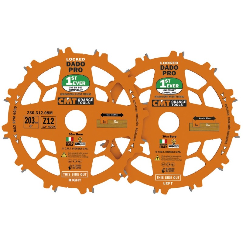 Locked Dado Pro Set