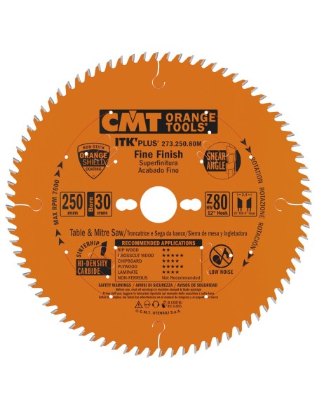 Lames circulaires ITK PLUS® de finition pour scies à onglet - coupe ultra fin