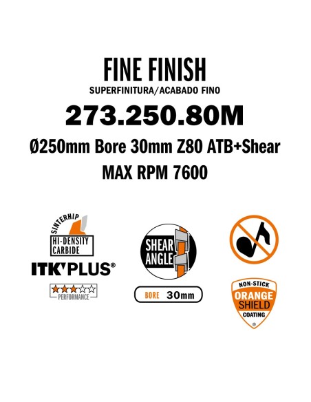 Lames circulaires ITK PLUS® de finition pour scies à onglet - coupe ultra fin