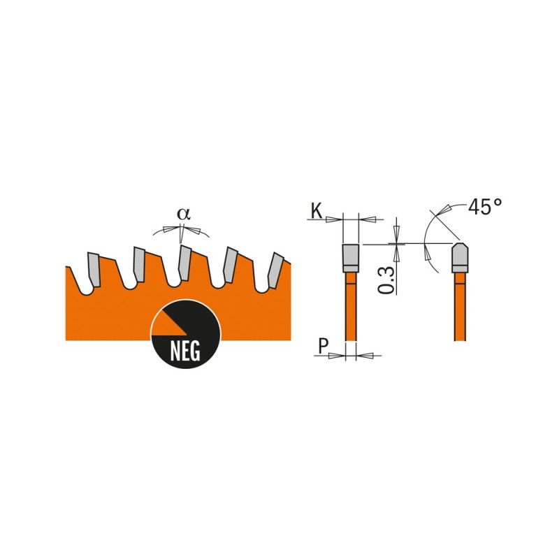 Lames circulaires ITK PLUS® pour matériaux non-ferreux et mélaminé