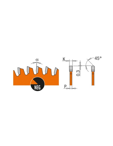 Sierras circulaires ITK PLUS® para metales No Ferrosos y Melamina