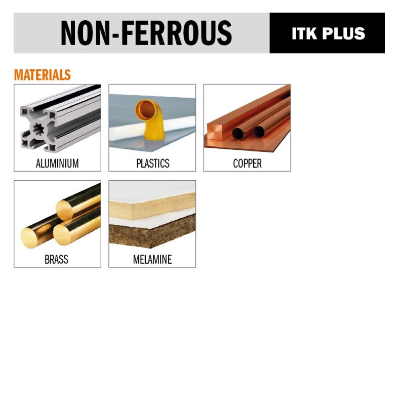 Sierras circulaires ITK PLUS® para metales No Ferrosos y Melamina