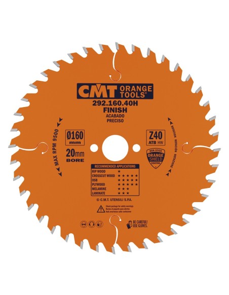 Fine cut-off circular saw blades Finishing
