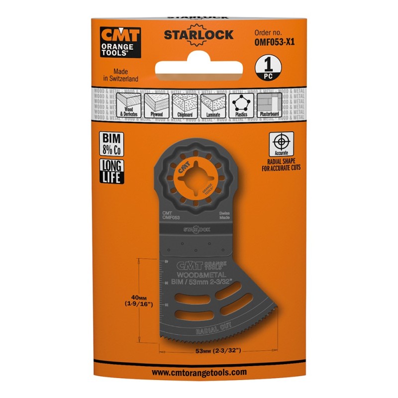 LAME DUAL-TEC COUPE PARFAITE BOIS/ABRASIFS BIM